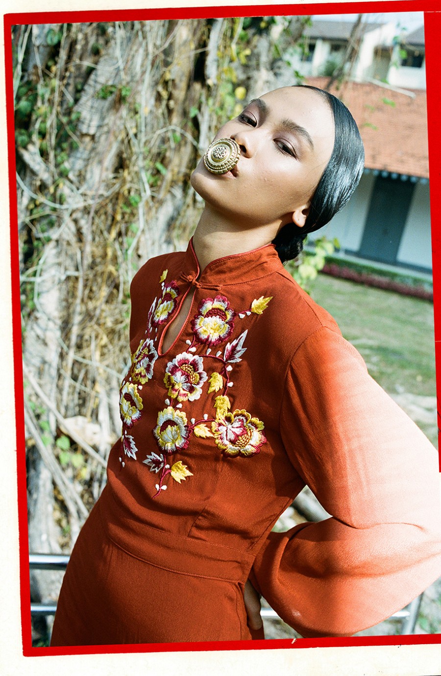 Dila embroidery dress